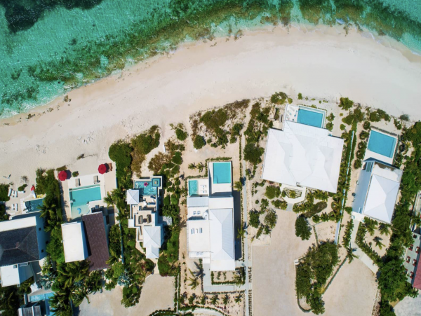 Luxury Three Level Beachfront Vacation Villa Turks & Caicos